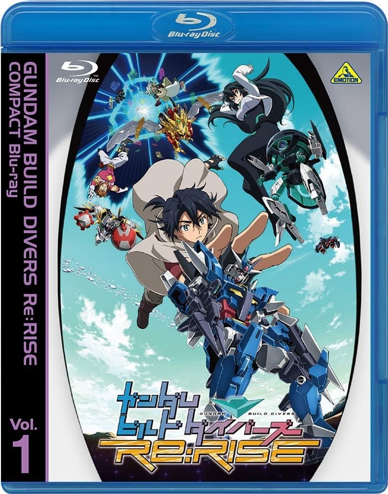 New GUNDAM - Gundam Build Divers Re:RISE COMPACT Blu-ray Vol.1 [Blu-ray Disc]