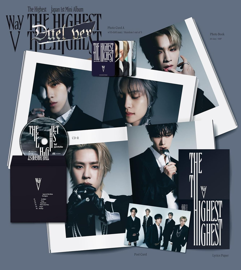 CD New The Highest [Mini Album / Limited Edition DUEL Ver.] Japan WayV Music