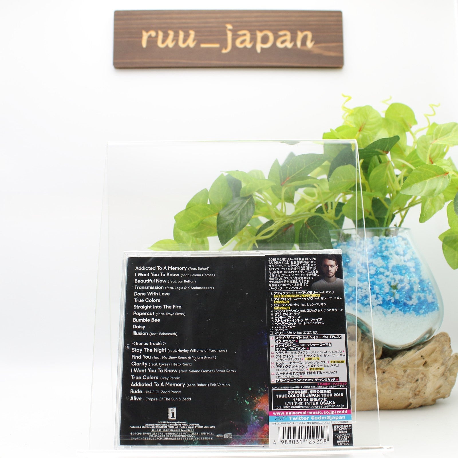 TRUE COLORS - PERFECT EDITION Zedd CD New Japan