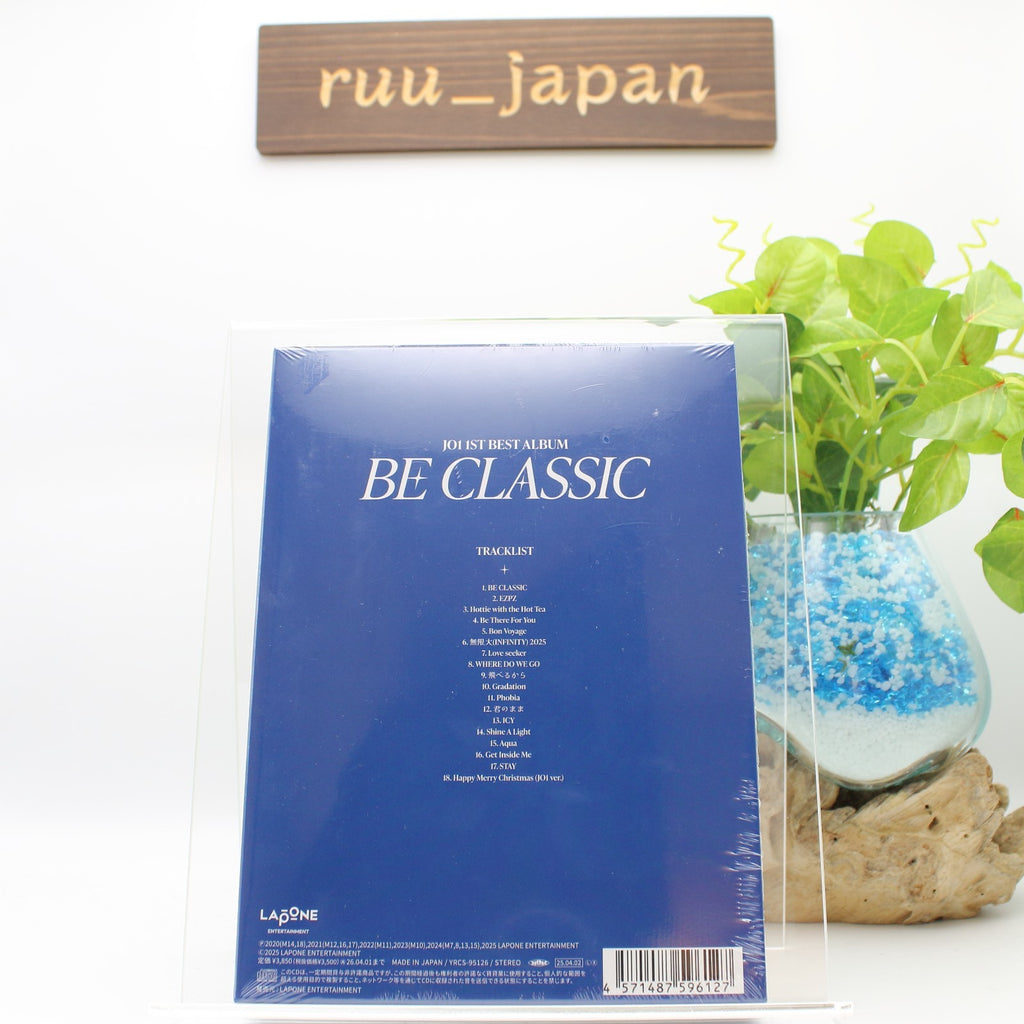 CD New BE CLASSIC (Standard Edition) JO1 Music (1 CD) YRCS-95126 Album Limited