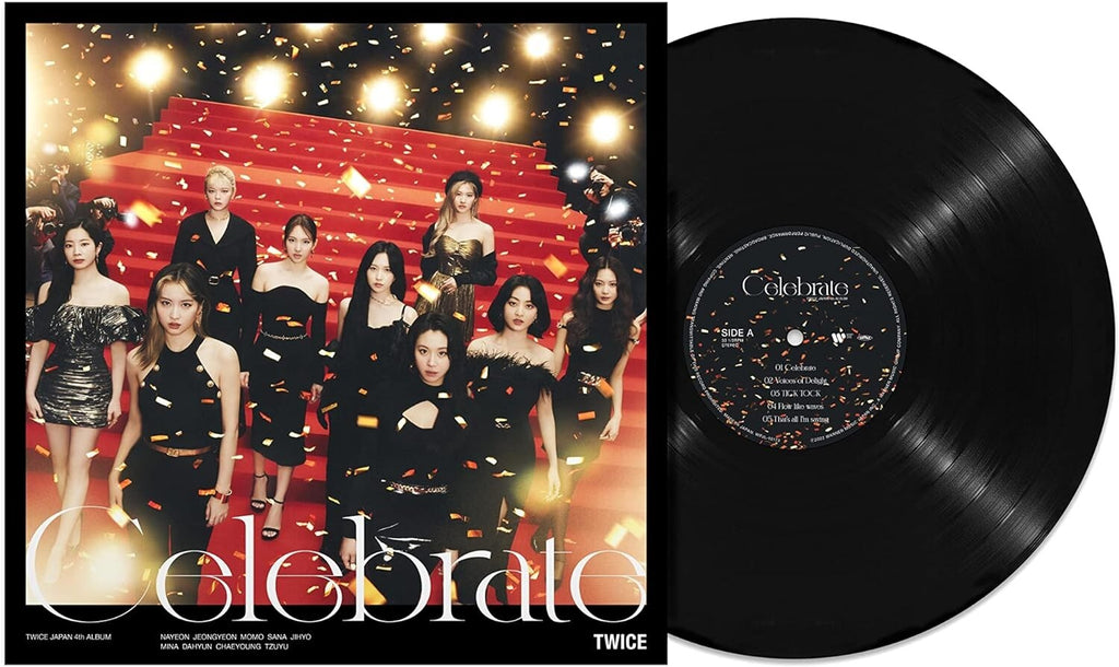TWICE Celebrate LP Vinyl Analog Record Limited Edition 2022 From Japan New