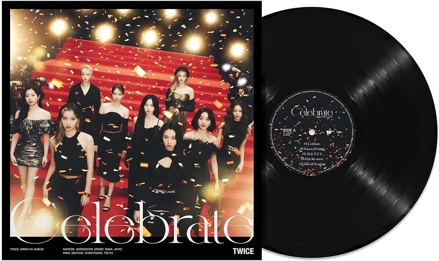 TWICE Celebrate LP Vinyl Analog Record Limited Edition 2022 From Japan New