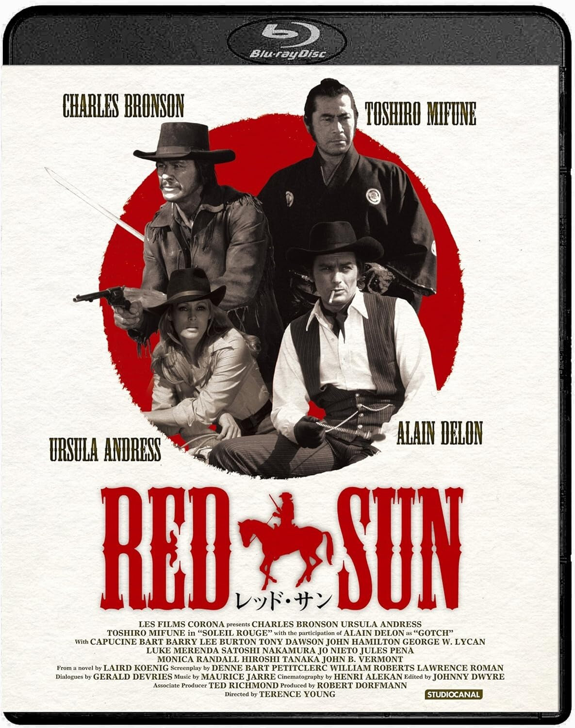 Red Sun (1971) Charles Bronson Blu-Ray (Japanese Package has English Audio) NEW