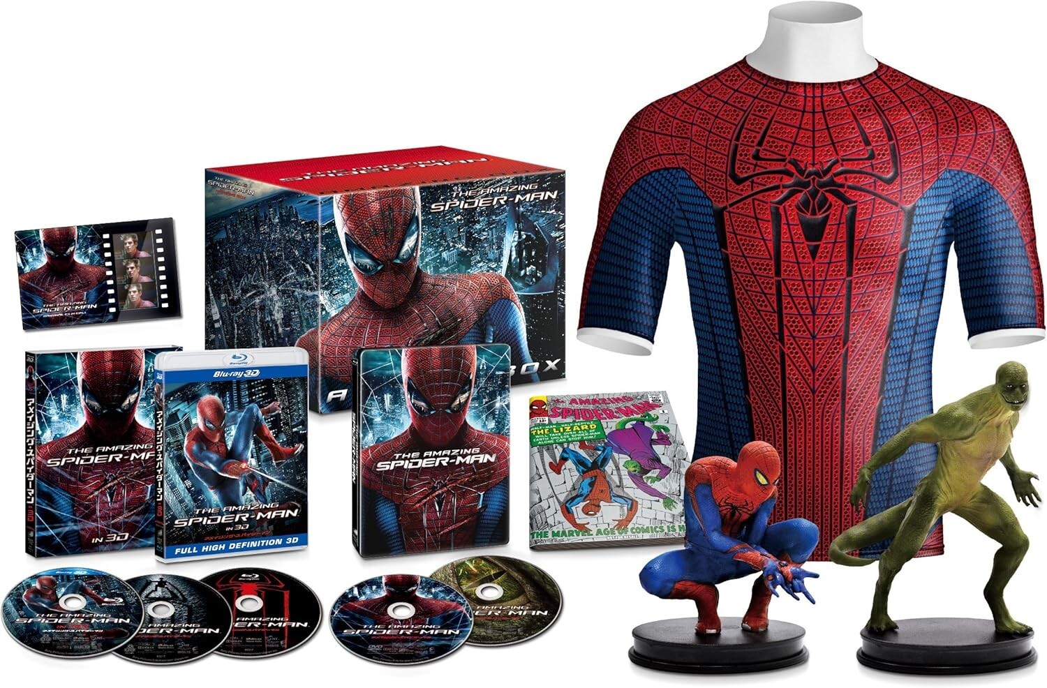 Blu-ray The Amazing Spiderman  Blu-ray Box & Figure Toy NEW