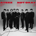 ATEEZ NOT OKAY JAPAN CD SINGLE [Type B] + STICKER *SEALED NEW