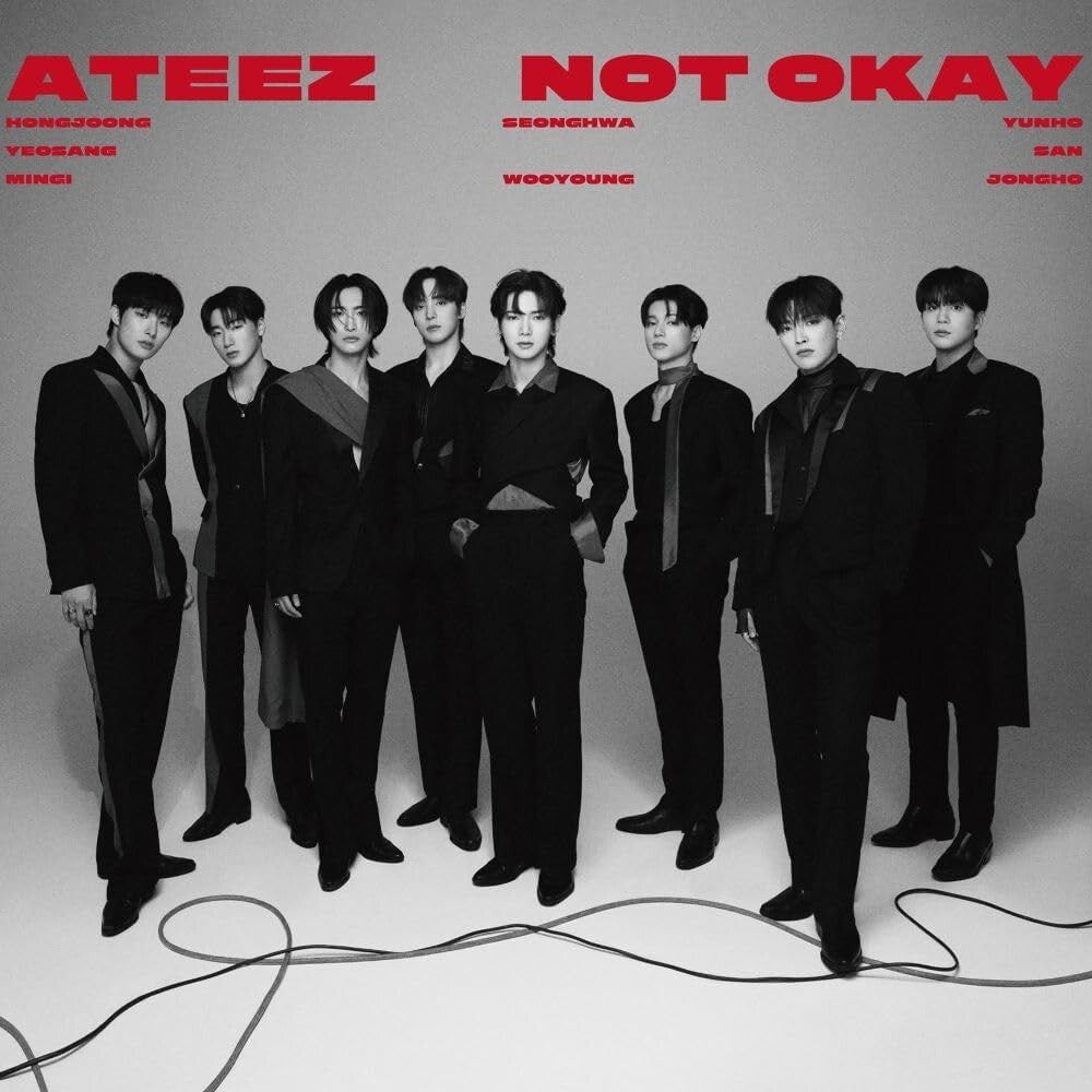 ATEEZ NOT OKAY JAPAN CD SINGLE [Type B] + STICKER *SEALED NEW