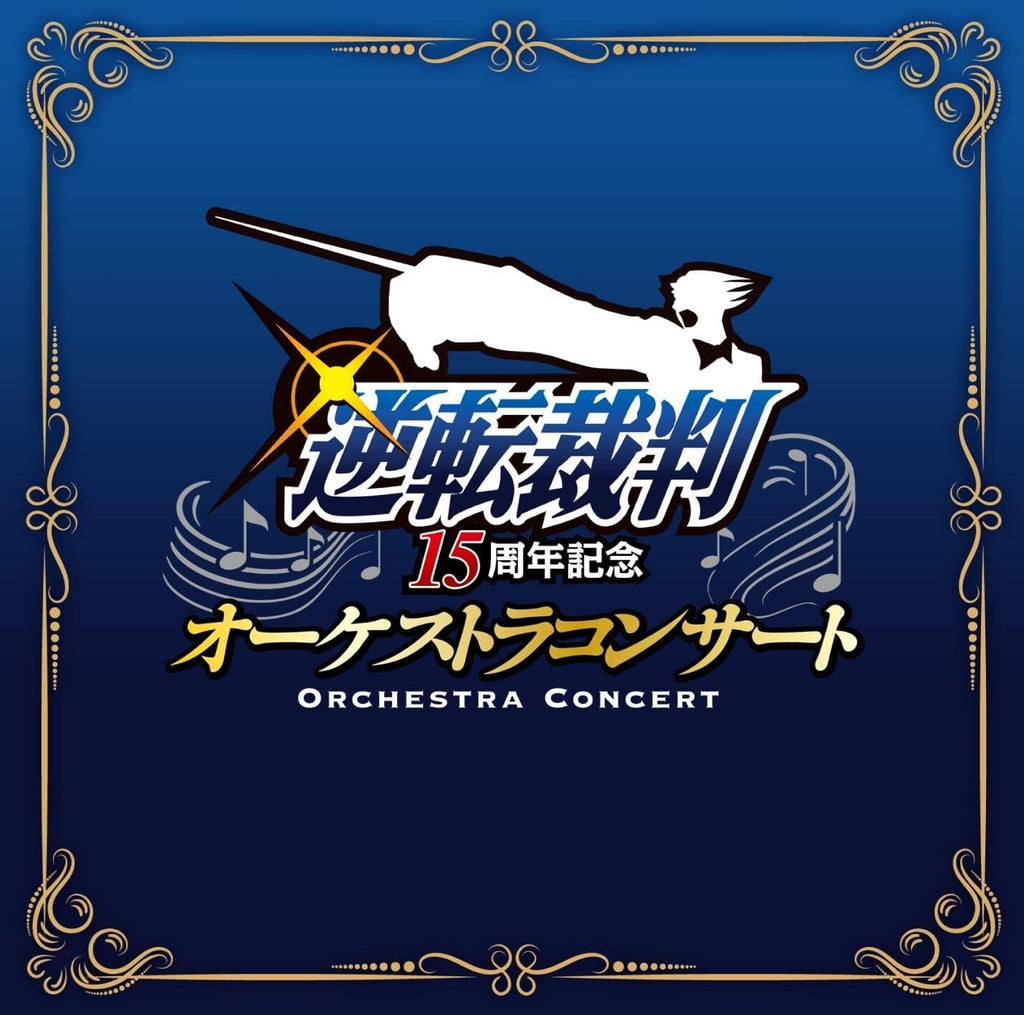 Ace Attorney 15th Anniversary Orchestra Concert CD From Japan New