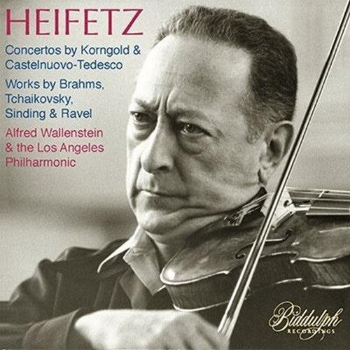 New Jascha Heifetz Korngold: Violin Concerto Biddulph Recordings CD