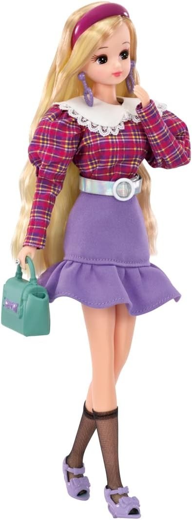 TAKARA TOMY Licca-chan Doll #Licca #Lady Retro Dress-up Pretend Play Toy 3 NEW