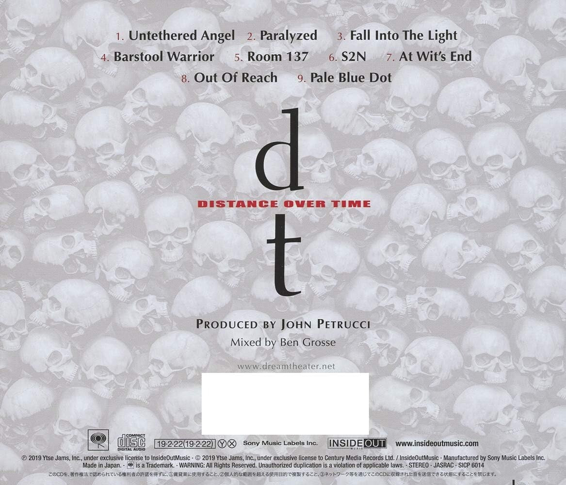 CD New 2019 JAPAN DREAM THEATER DISTANCE OVER TIME ONE DISC JEWEL CASE EDITION