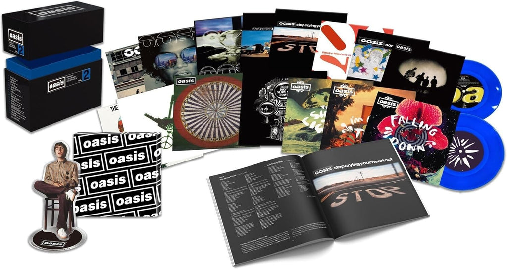 New Oasis Complete 7inch Single Collection BOX Vol.2 Clear Blue Color Vinyl
