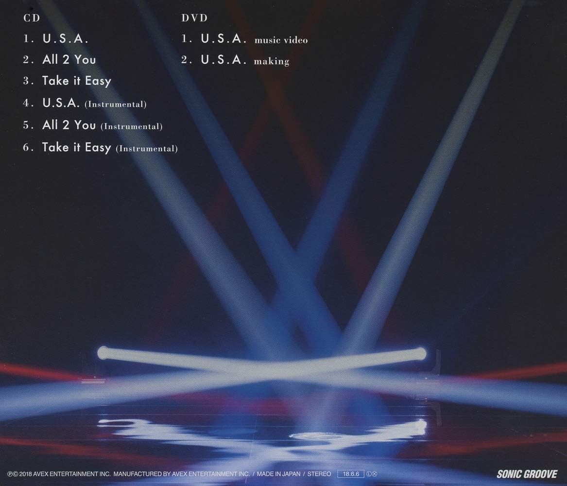 CD New DA PUMP - USA [CD+DVD] (First press limited edition A) [CD single]