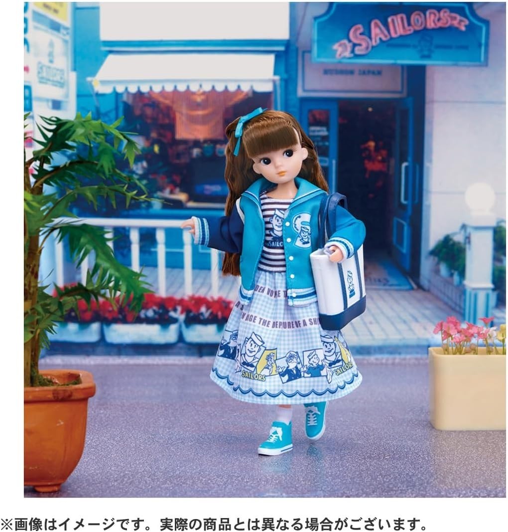 Takara Tomy Licca-chan Doll  Retro Lica  Sailors  Marine Fashion  Changeable NEW