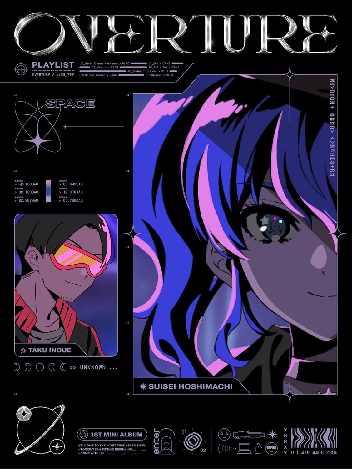 Overture CD Midnight Grand Orchestra Limited Edition original T-shirt hmng Ver.