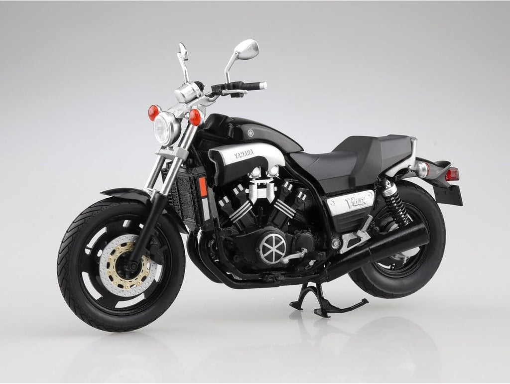 Aoshima Yamaha Vmax Black2 1:12 Scale Diecast Bike NEW