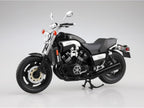 Aoshima Yamaha Vmax Black2 1:12 Scale Diecast Bike NEW