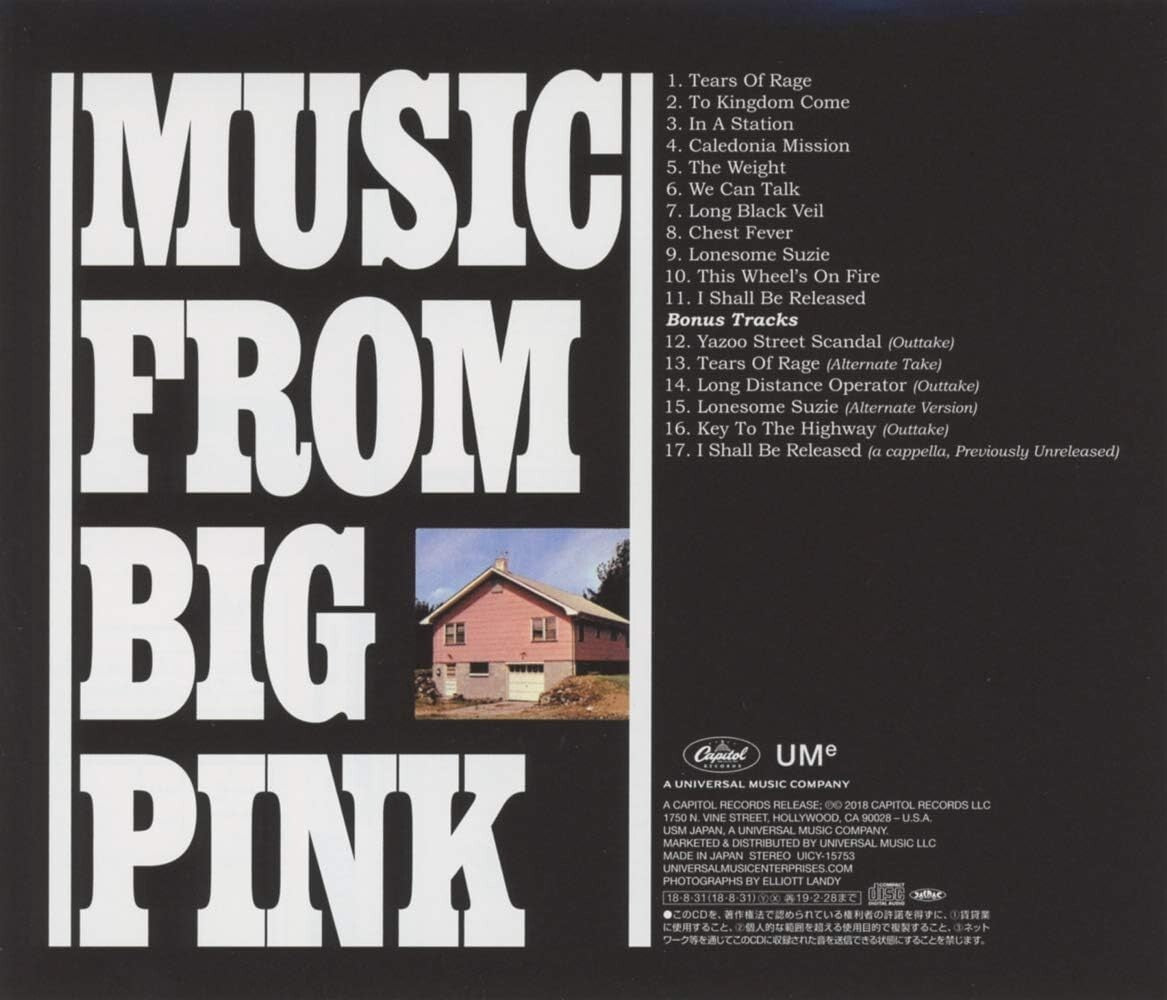 New The Band SHM-CD Music From Big Pink 50Th Anniversary Japan OBI