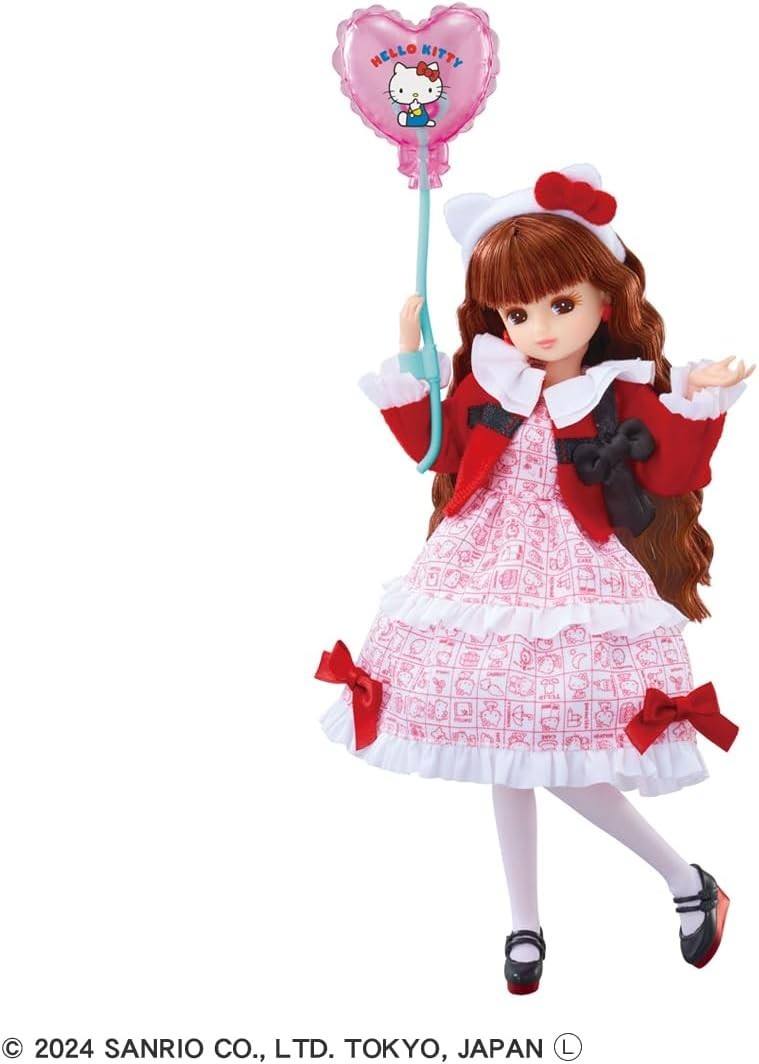 Takara Tomy Licca-chan Doll Photogenic Licca Hello Kitty 50th Anniversary NEW