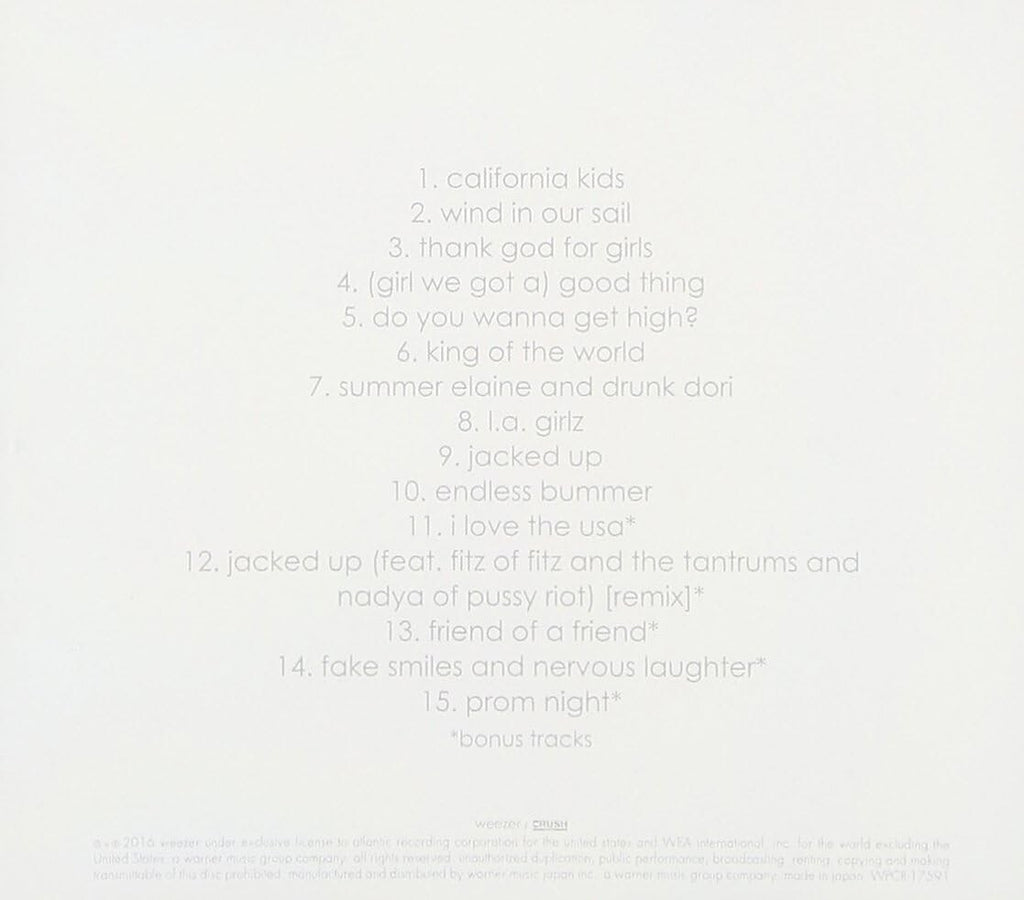 Weezer (White Album) Deluxe Edition New