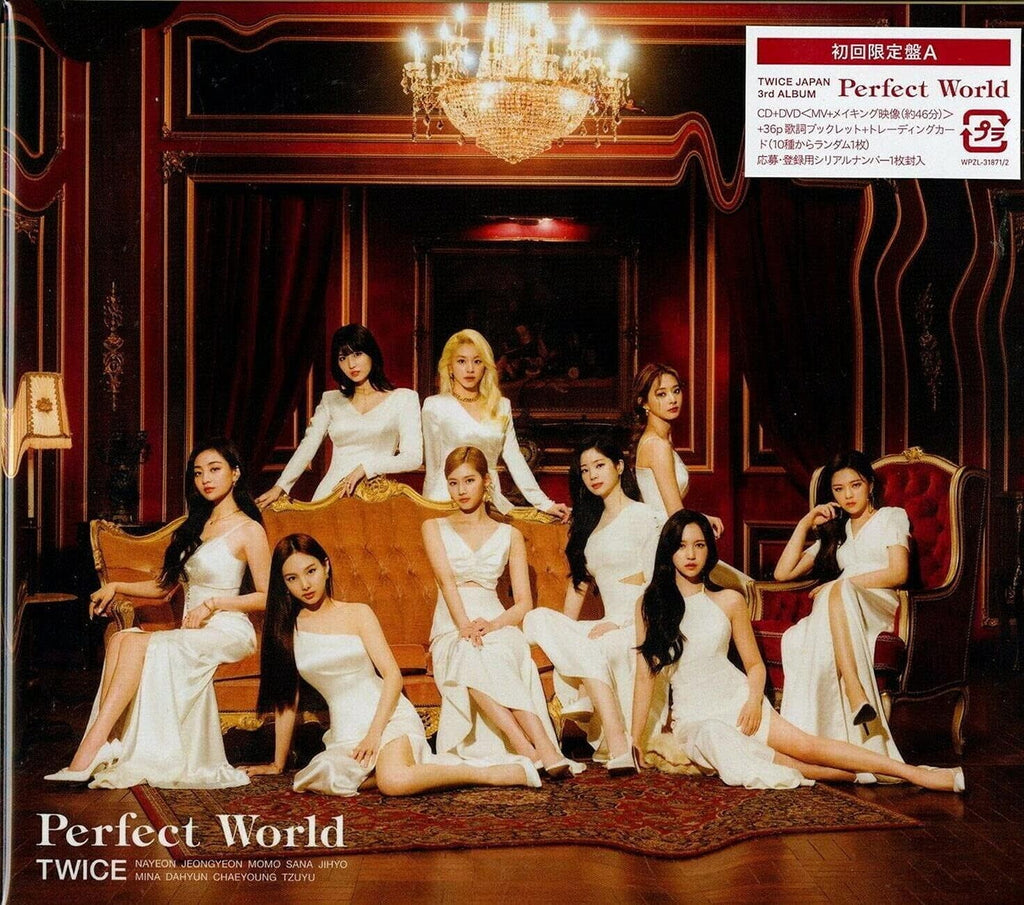 TWICE Perfect World First Limited Edition Type A CD DVD Booklet Card New