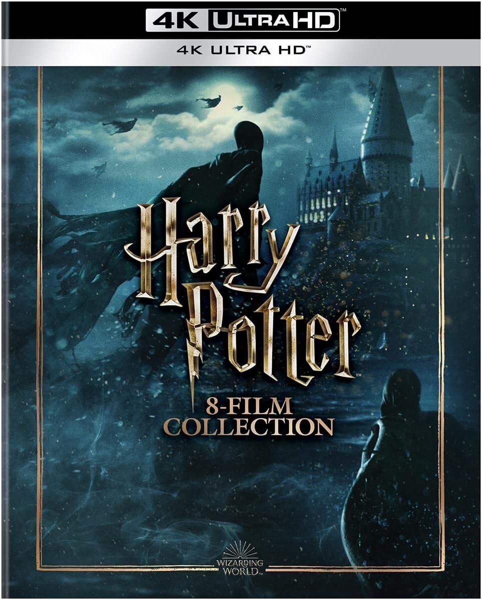 New Harry Potter 8-Film Dark Art Steelbook Collection 4K ULTRA HD Blu-ray