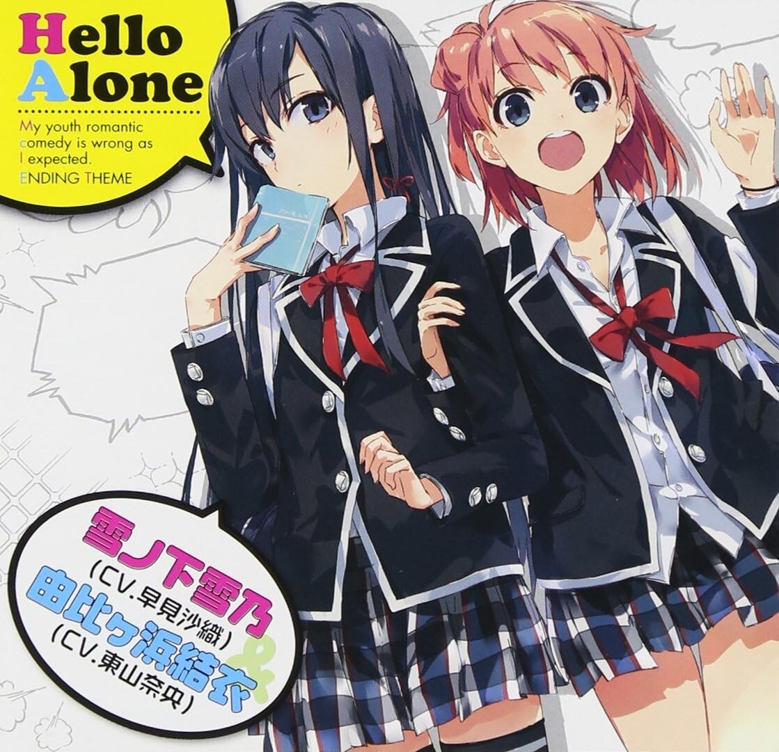 CD New Hello Alone My Teen Romantic Comedy Is Wrong Yukino Yui Japan