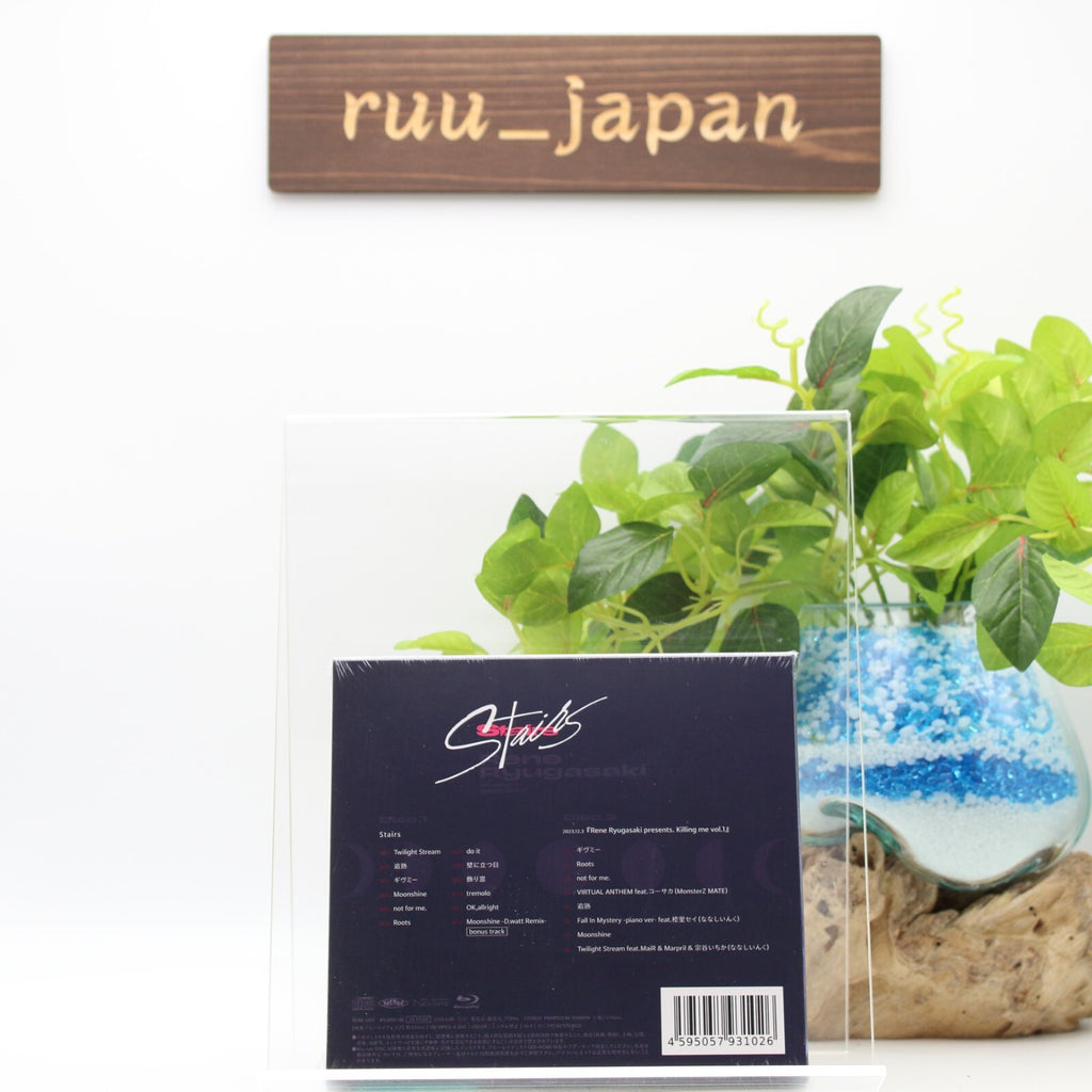 New RENE RYUGASAKI STAIRS SPECIAL EDITION CD + BLU-RAY + RANDOM STICKER Japan