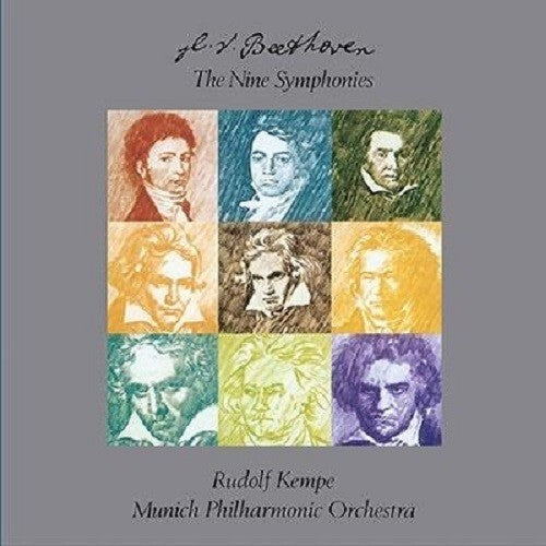 Rudolf Kempe Beethoven 9 Symphonies Overtures 6 Hybrid SACD Tower Records Japan
