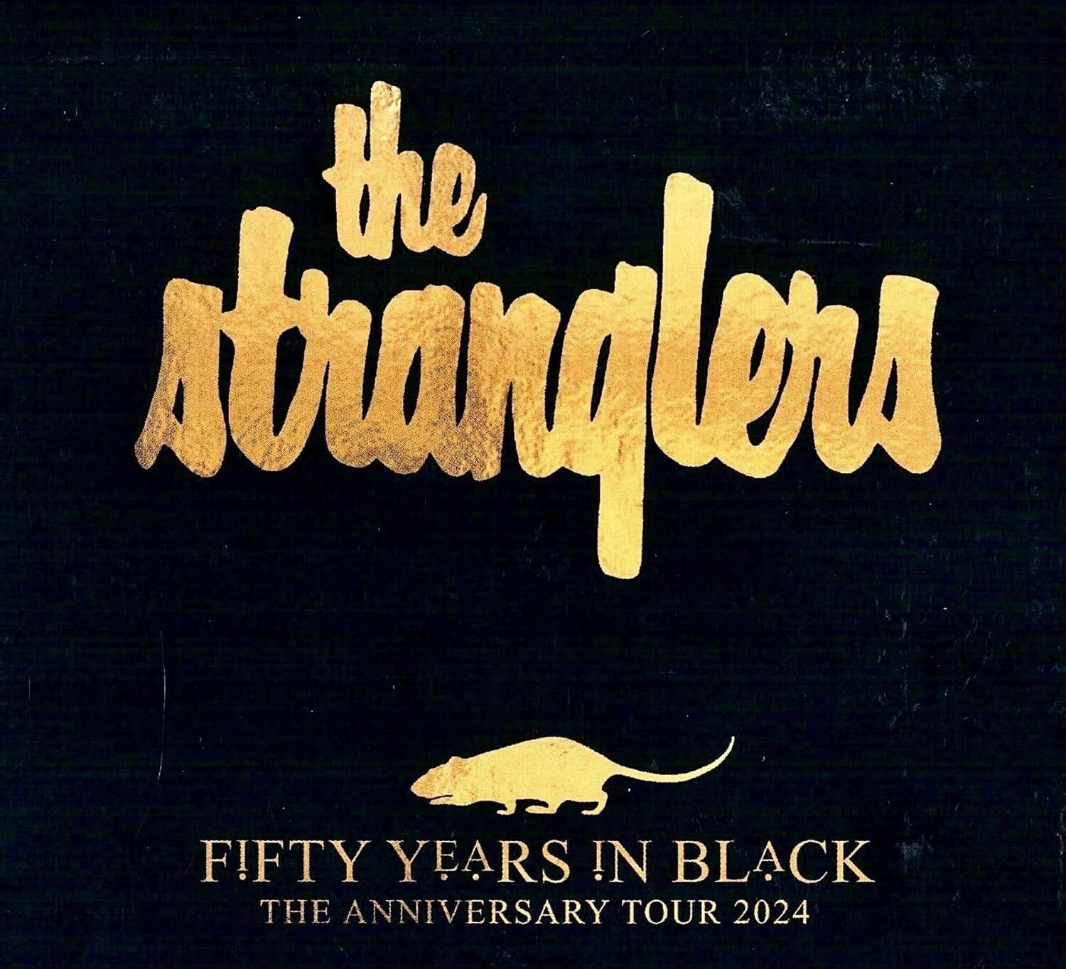 New The Stranglers 50 Years in Black Anniversary Tour 2024 Japan Music CD