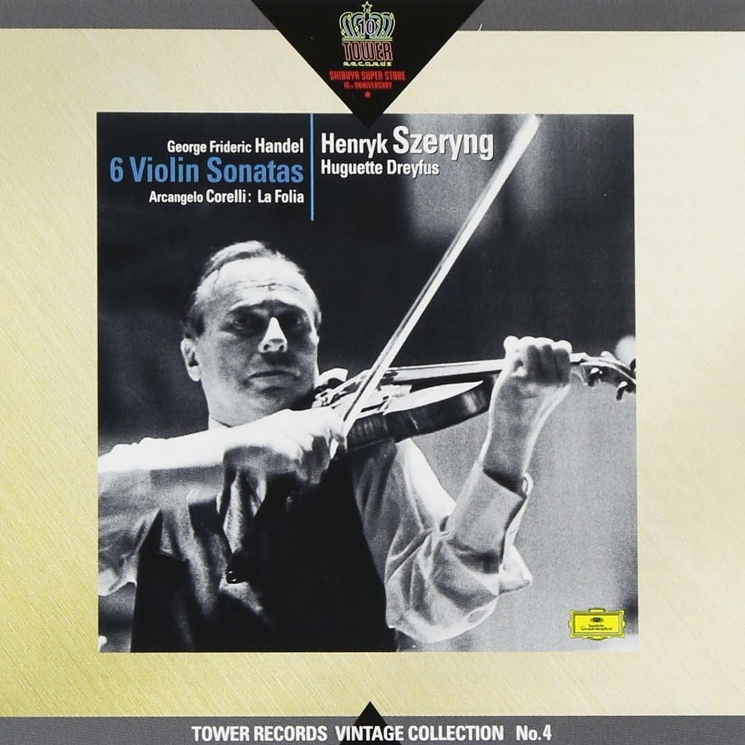 CD New Henryk Szeryng Violin Handel 6 Sonatas/La Follia Japan OBI JP