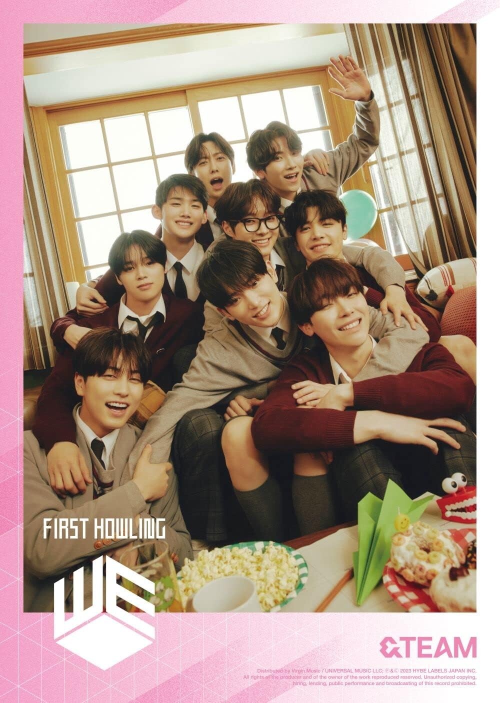 CD &TEAM First Howling : WE First Limited Edition Type B CD Photo Book Card