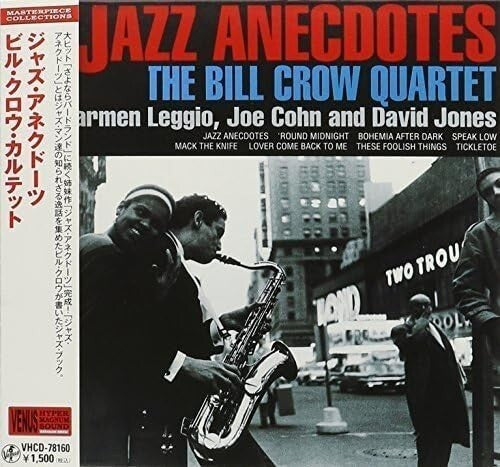 Bill Crow Quartet Jazz CD Jazz Anecdotes Paper Sleeve Japan OBI E New