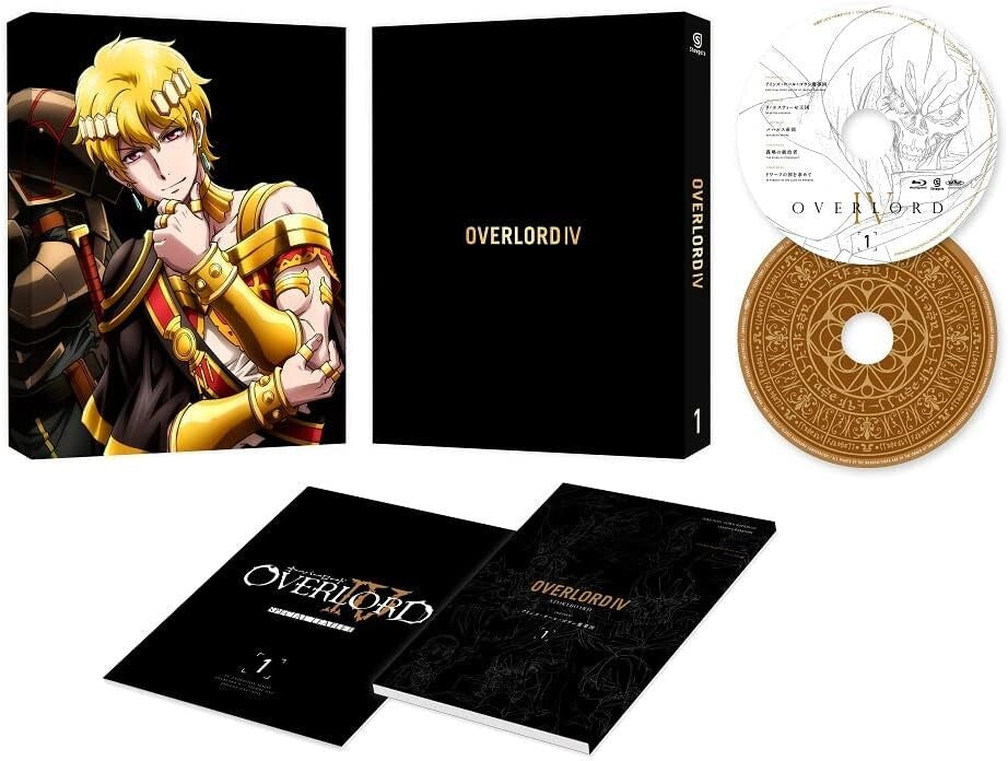 Anime OVERLORD IV 1 Blu-ray Limited Edition Japanese New