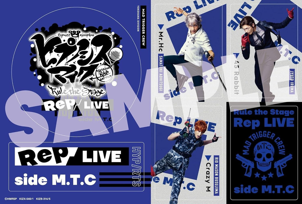 Blu-ray & CD Hypnosismic Division Rap Battle Rule the Stage Rep LIVE side M.T.C