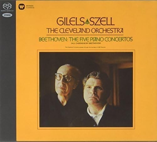 New Emil Gilels Piano 3CD(SACD-Hybrid) Beethoven 5 Concertos Japan OBI