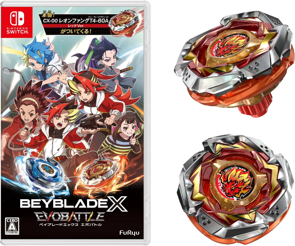 New Beyblade X: EVOBATTLE (Nintendo Switch) Japan Import [w/ limited Beyblade]