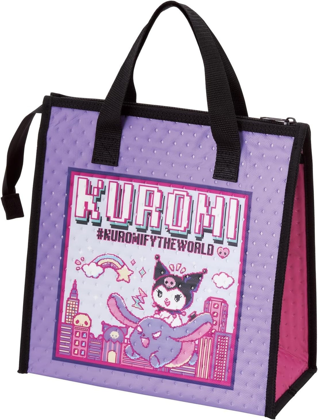 Skater Lunch Bag Non-woven Cold Bag Sanrio Kuromi World FBC1 NEW