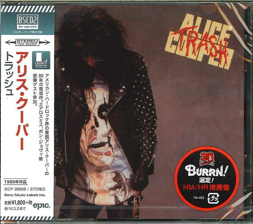 ALICE COOPER TRASH JAPAN RMST AUDIOPHILE CD+2 (BLU-SPEC CD2) From Japan NEW