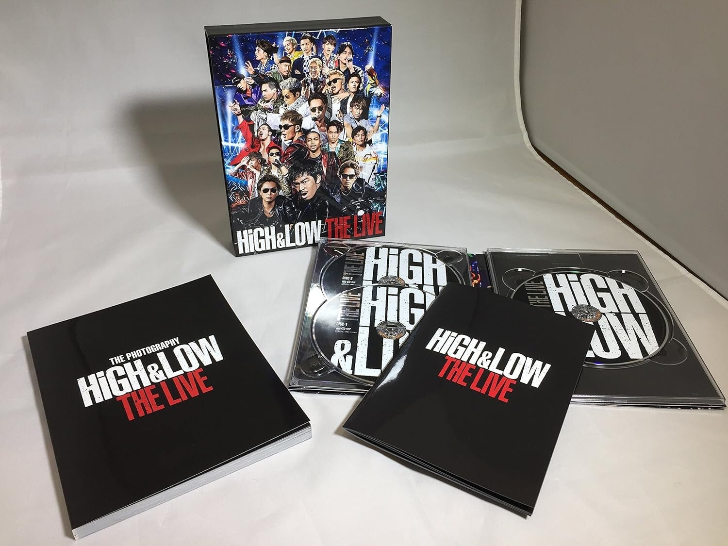 HiGH & LOW THE LIVE First Limited Edition 2 Blu-ray Photobook From Japan NEW