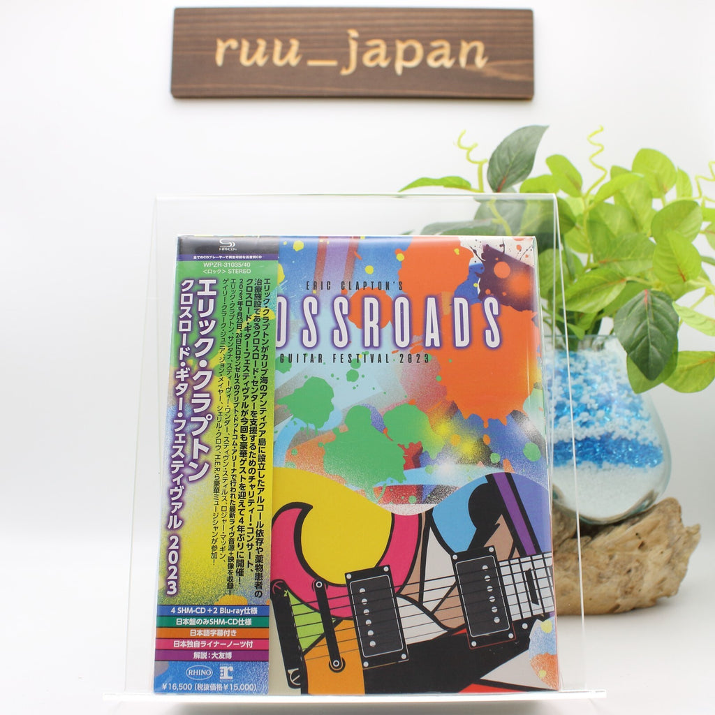 New Eric Clapton Crossroads Guitar Festival 2023 4SHM-CD+2Blu-ray Edition