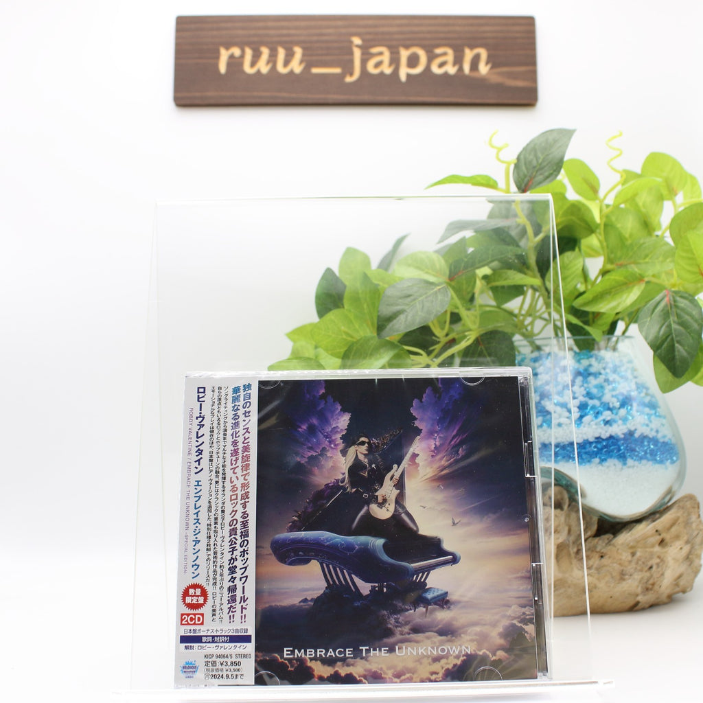New ROBBY VALENTINE EMBRACE THE UNKNOWN WITH BONUS TRACKS JAPAN 2 CD EDITION