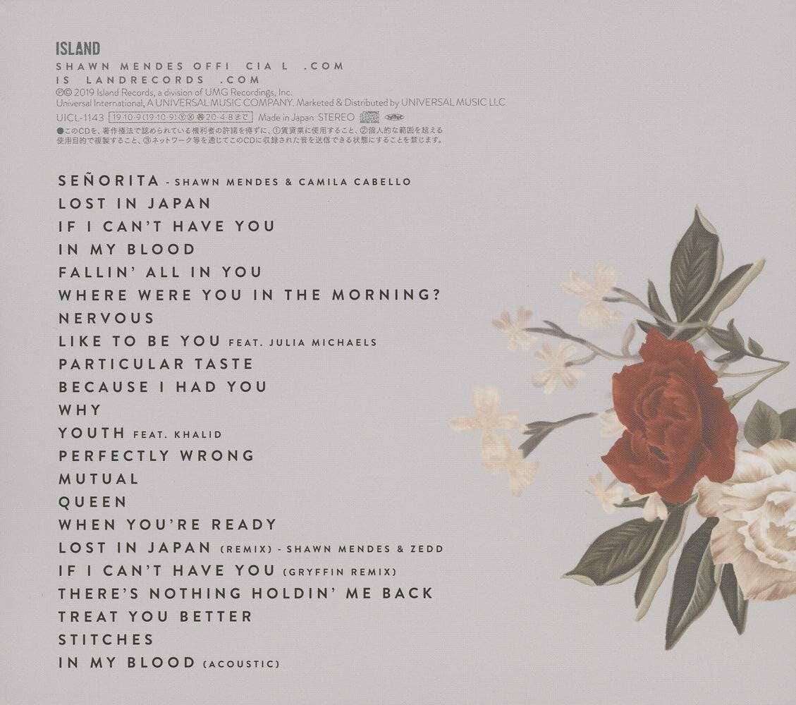 New Shawn Mendes CD Shawn Mendes Deluxe Edition Japan OBI