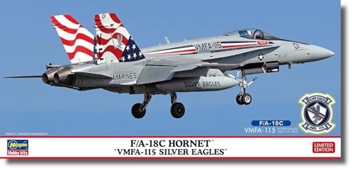 (Hasegawa) Hasegawa 02471 1/72 US F/A-18C Hornet VMFA-115 Silver Eagles New