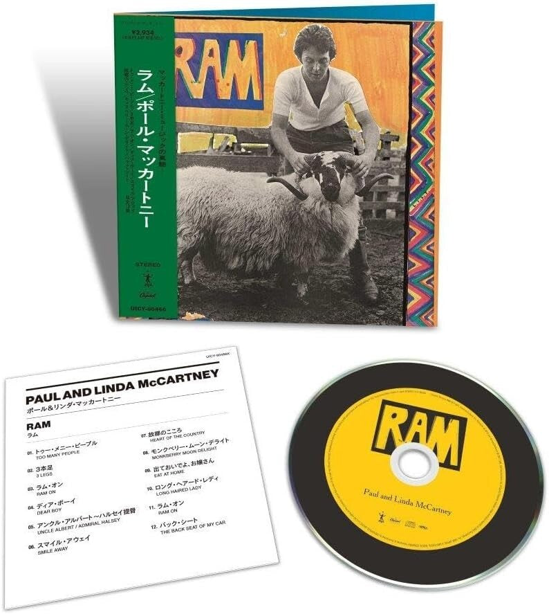 New PAUL McCARTNEY RAM 2024 JAPAN MINI LP SHM CD