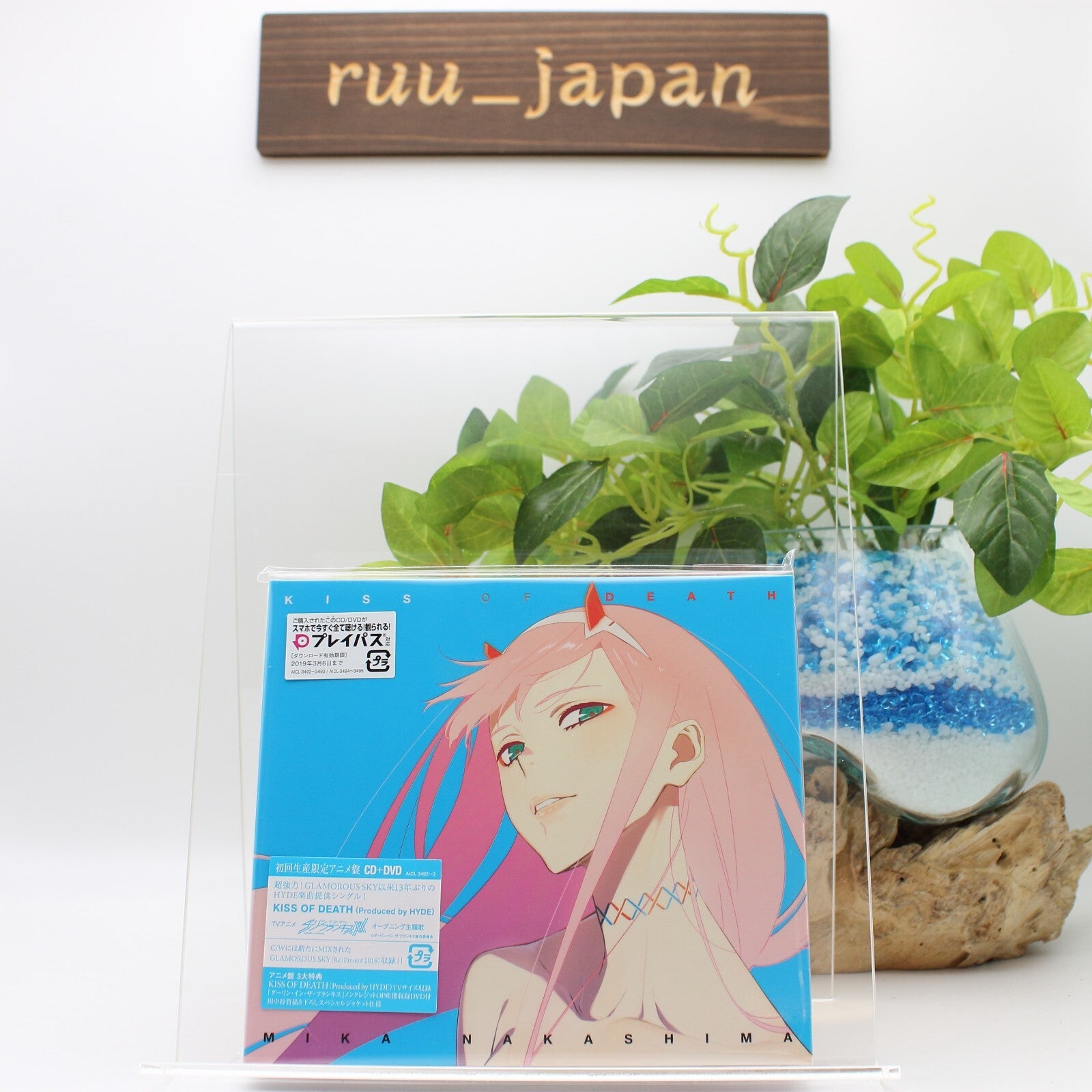 Darling in the Franxx KISS OF DEATH CD DVD Mika Nakashima Limited Edition New