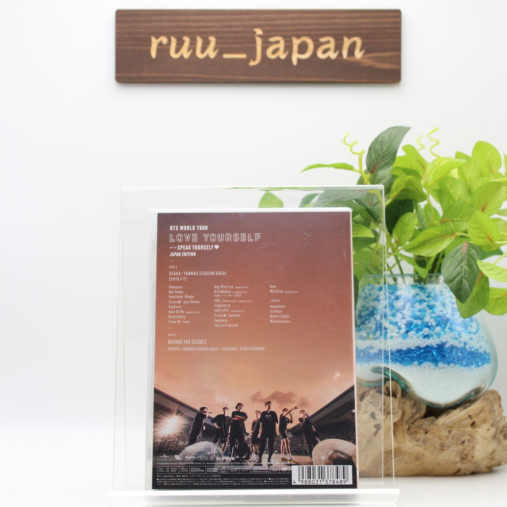 BTS WORLD TOUR LOVE SPEAK YOURSELF JAPAN EDITION Regular Edition DVD New