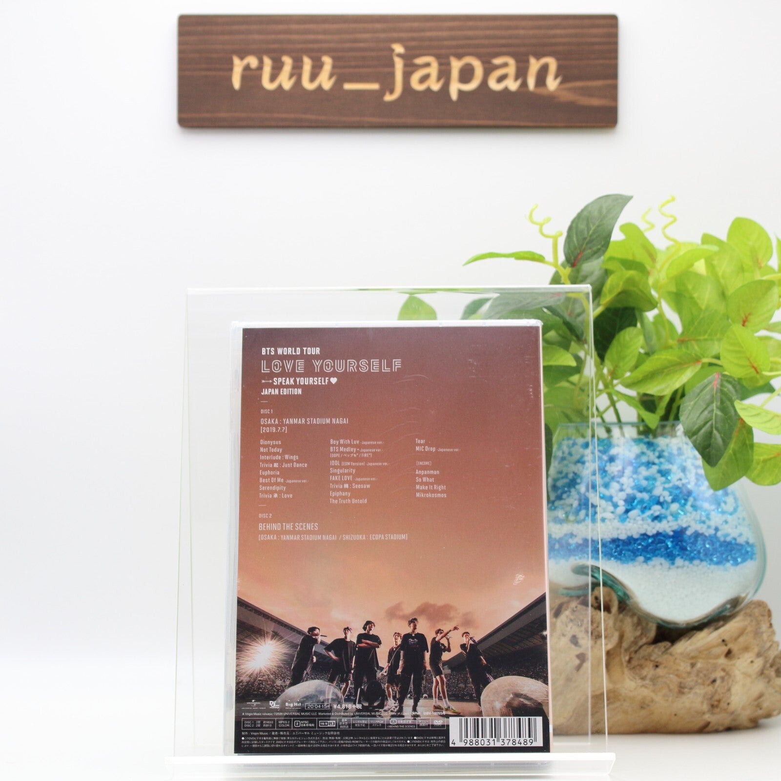 BTS WORLD TOUR LOVE SPEAK YOURSELF JAPAN EDITION Regular Edition DVD New