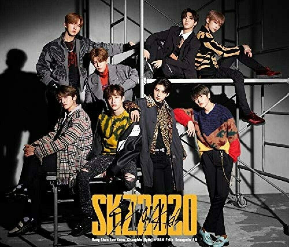 New Stray Kids SKZ2020 First Limited (2CD+DVD + 68photo song book + 1 card )