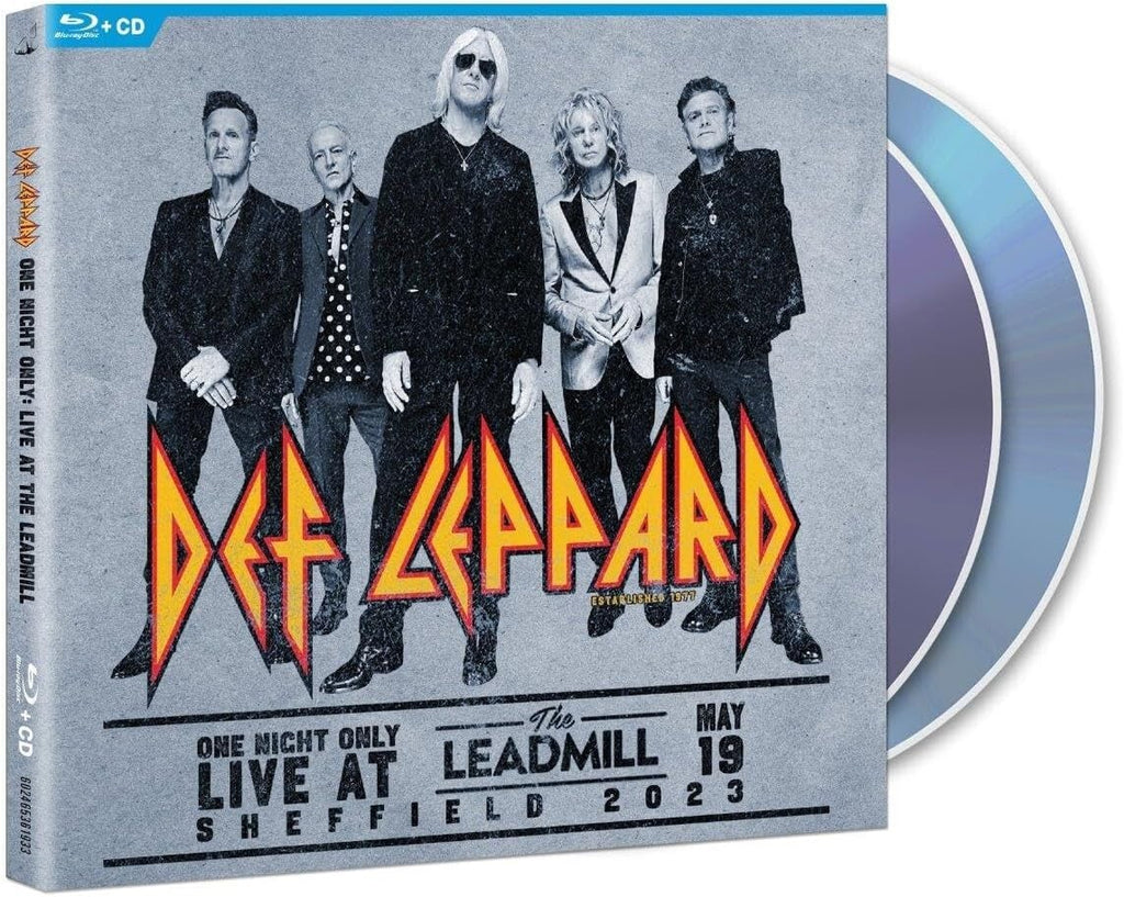 New DEF LEPPARD LIVE AT THE LEADMILL  2024 JAPAN SHM CD + BLU-RAY DISC