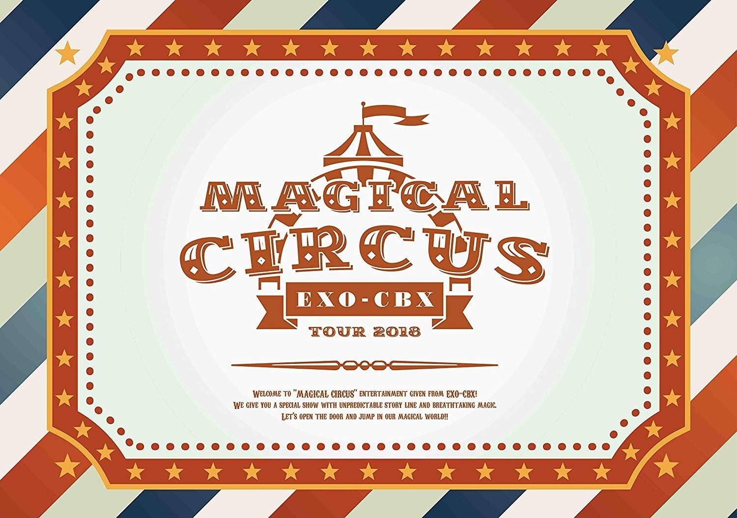New EXO-CBX Japan [MAGICAL CIRCUS TOUR 2018] 2Blu-ray+CD+Photobook Limited